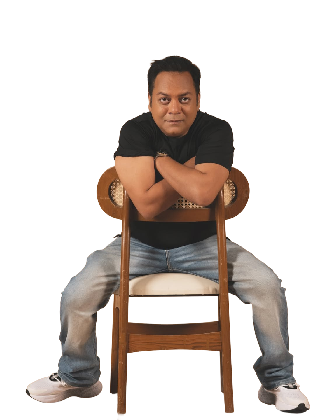 Zeishan Quadri seated
